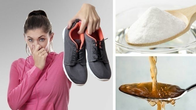 Избавить обувь от неприятного запаха