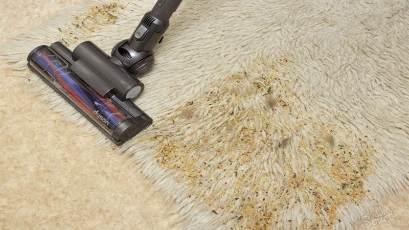 Вертикальный пылесос для ковров с длинным ворсом