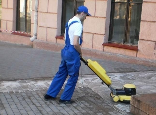 Мойка керхер очиститель тротуарной плитки