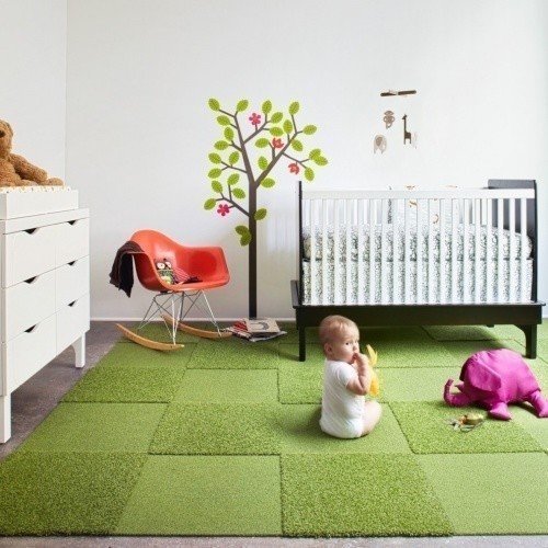Мягкий пол ковролин в детской комнате