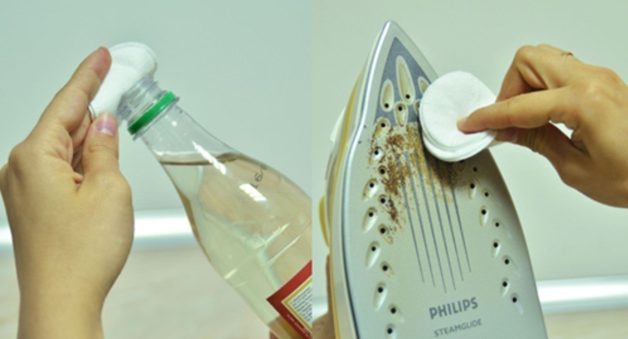 Чем почистить утюг в домашних условиях жидкостью для снятия лака