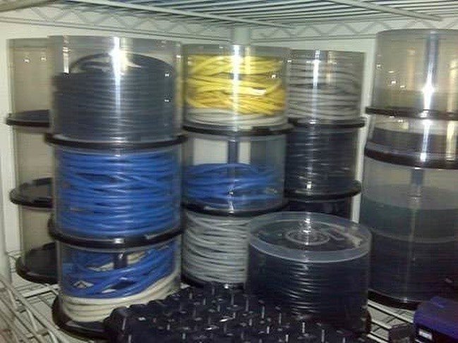 Катушки для хранения кабеля и проводов