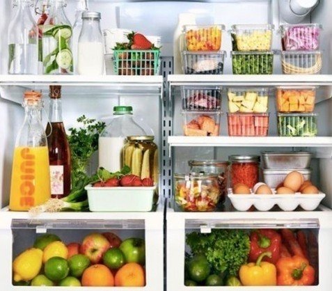 Организация пространства в холодильнике