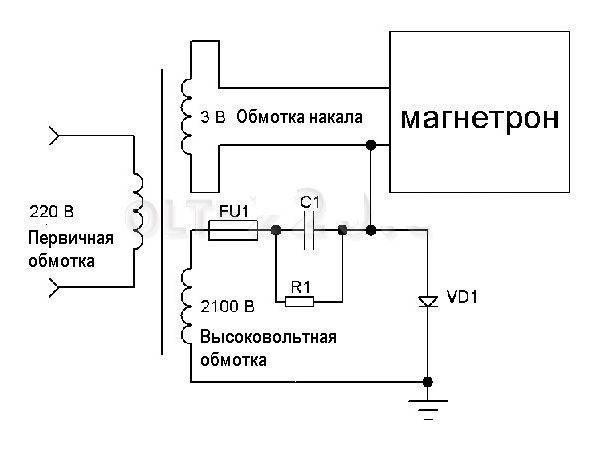 Схема осциллятора для тиг сварки