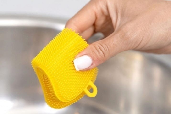 Clean губка скребок для мытья посуды япония