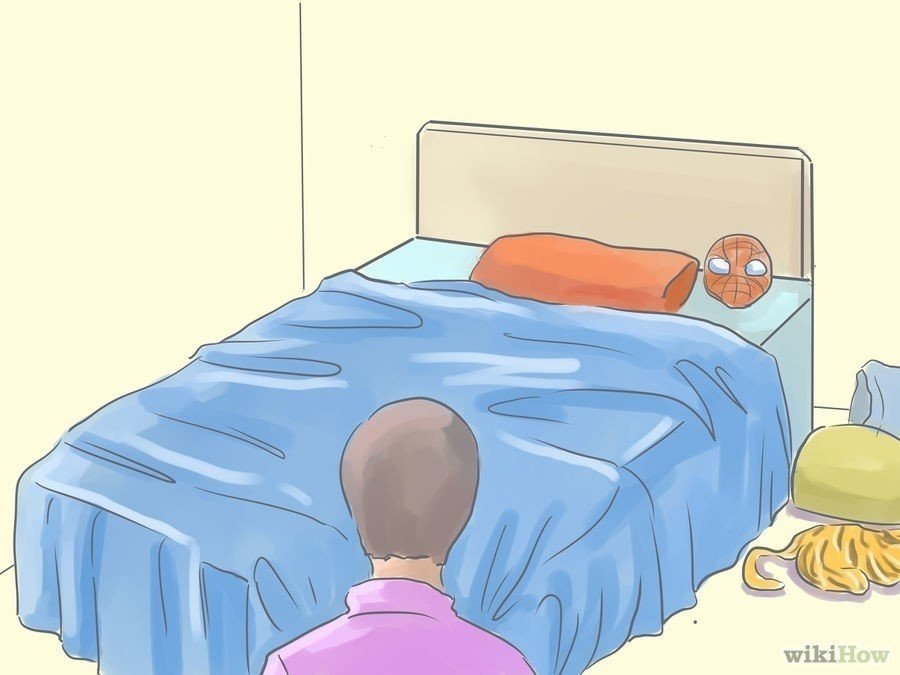 Заправлять кровать рисунок