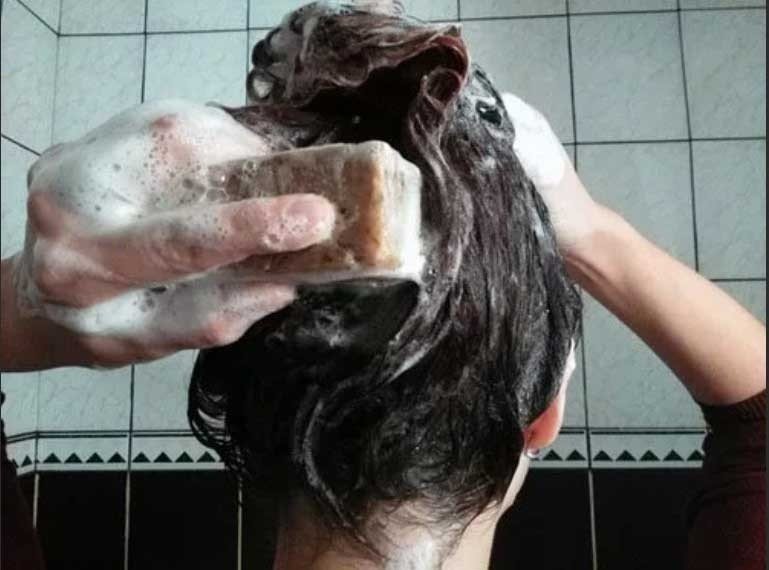 Хозяйственное мыло для волос