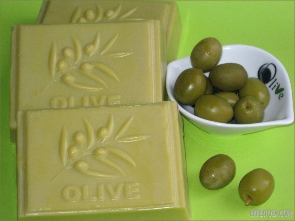 Оливковое мыло натуральное с кипра