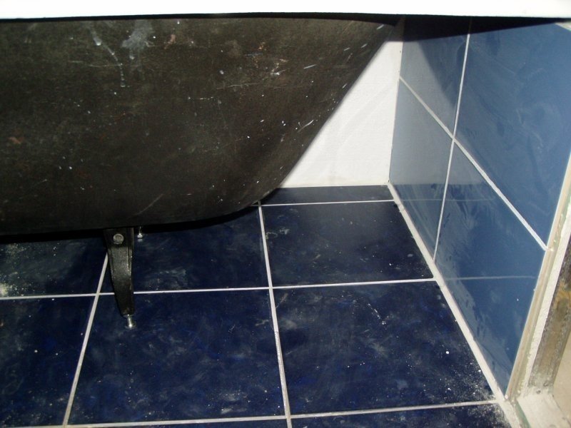 Затирка для черной плитки в ванной пол