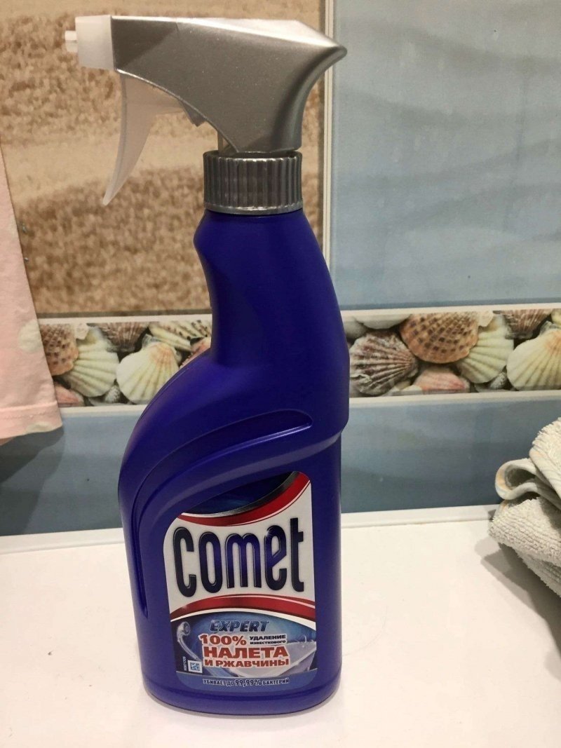 Комет чистящее средство спрей от налета и ржавчины