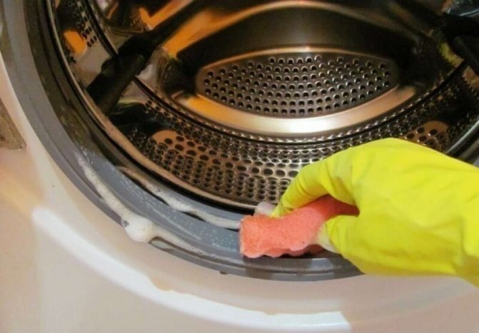 Очистка стиральной машины от грязи и накипи