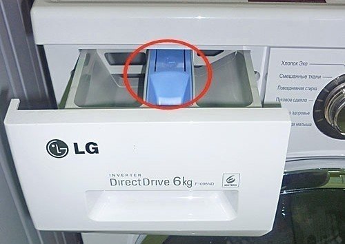Отсек для кондиционера в стиральной машине lg