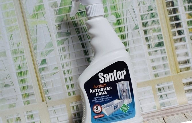 Sanfor активная пена для акриловых ванн